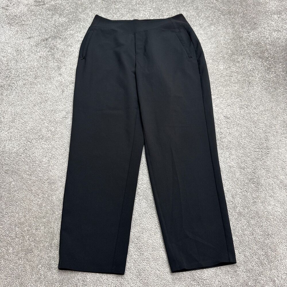 Athleta Endless High Rise Pants Womens 10 Black PrimaStretch Commute Travel